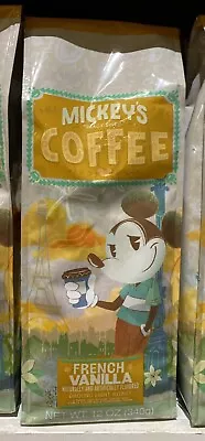 Disney Parks Mickey's Really Swell Ground Coffee Light Roast French Van 12oz Bag • $24.95