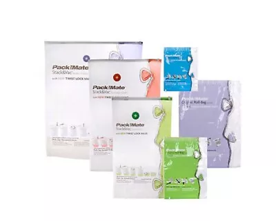 Qvc Pack-Mate & Stack & Vac 5 Pc Set  • £28.91