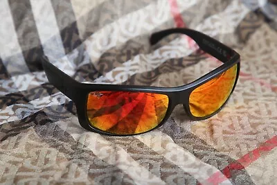 NEW Maui Jim RM848-04 The Equator Black Lava Lens Hawaii Polarized Sunglasses • $189