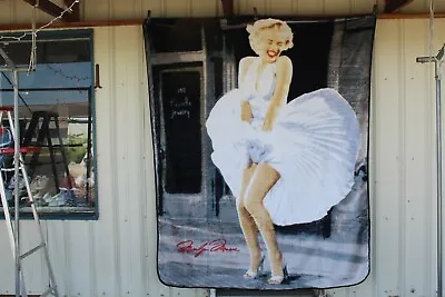 Marilyn Monroe Iconic White Dress Movie Star Queen Size Blanket • $57.30