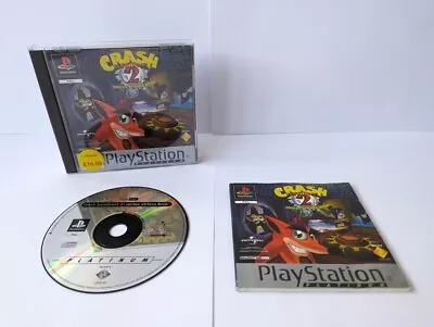 Crash Bandicoot 2 Cortex Strikes Back PlayStation Platinum Complete VGC • £24.99