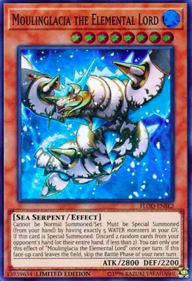 1X NM Moulinglacia The Elemental Lord - FLOD-ENSE2 - Super Rare Limited Edition • $1.82