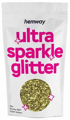 Cosmetic Chunky Glitter Mix Nail Face Body Eye Rainbow Iridescent Festival 1/40 • £8.95