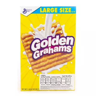 Golden Grahams Breakfast Cereal Graham Cracker Taste Whole Grain Large 16.7 Oz • $12.88