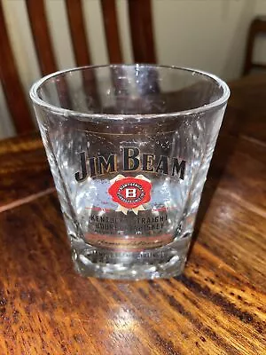 Jim Beam Glass Whiskey Tumbler • $19.95