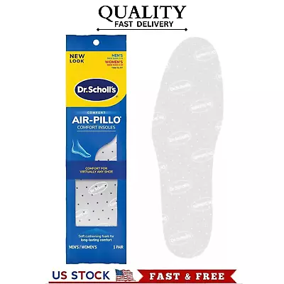 Dr. Scholls Comfort Double Air-pillo Shoe Insoles Mens Women Work Sports Active • $3.99