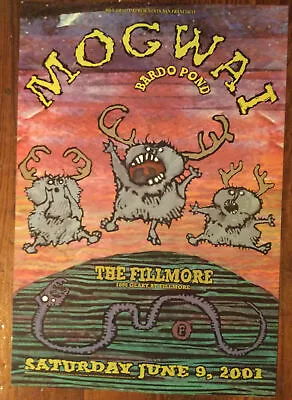 Mogwai Fillmore 2001 F465 Original Concert Poster • $10
