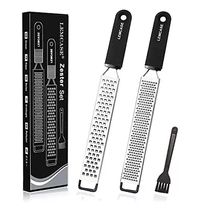 Lemon Zester And Cheese Grater Citrus Parmesan Chocolate Nutmeg Garlic Ginger Si • $24.19