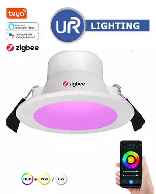 $35 • Buy ZigBee 3.0 LED Downlight RGB + CCT Tri SmartThings Echo Plus HUE Conbee 2 10W