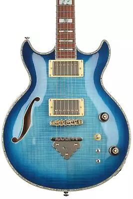Ibanez AR520HFM Hollowbody Electric Guitar - Light Blue Burst • $599