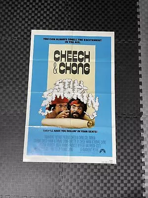 Cheech And Chong Still Smokin' Original Movie Poster 1983  27x41 • £72.29