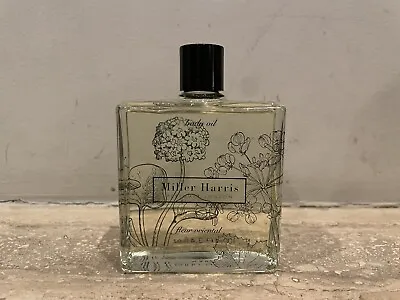 MILLER HARRIS TERRE DE BOIS  Bath Oil  100ml/3.4 Oz DISCONTINUED (VINTAGE) • $175