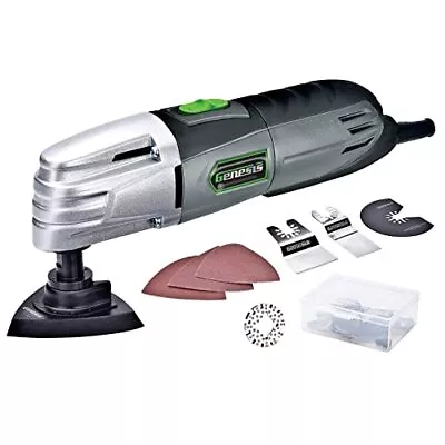 Genesis GMT15A 1.6 Amp Multi-Purpose Oscillating Tool And 19-Piece Universal ... • $45.63