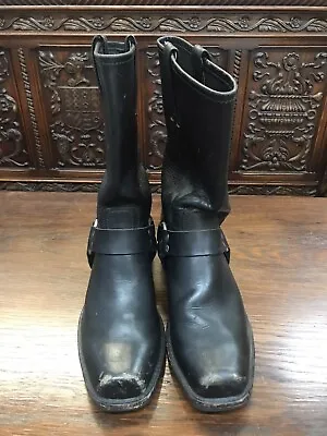 Frye 87350 Men’s Black Leather Harness 12 M Boots • $125