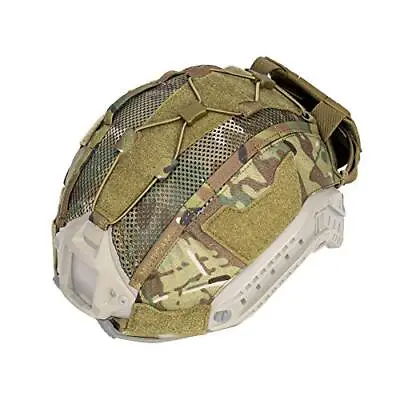 IDOGEAR Tactical Helmet Cover With Battery Rear Pouch For Fast Helmet Size M/... • $44.60