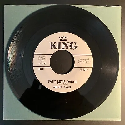 Mickey Baker - Baby Let's Dance / Oh Yeah Ah Ah - R&B Soul 45rpm - 1963 NM • $29.99