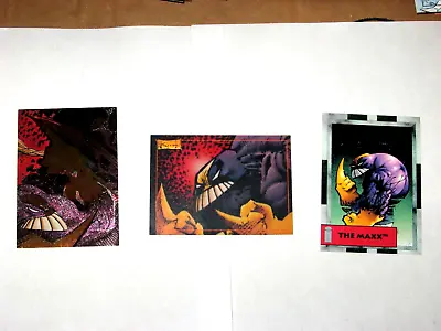 1993 The MAXX ETCHED FOIL PROMO 3 Card SET Sam Keith RARE MTV ANIMATION IMAGE • $19.99