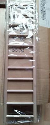 17  Wooden Ladder 11 Steps Toy Accessories Pet Small Animal Bird Sugar Glider • £6