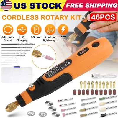 Cordless Electric Mini Drill Grinder Engraving Pen Variable Speed Rotary Tool US • $19.99