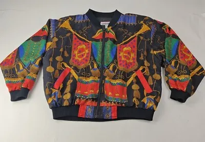 Kocal 1990’s Versace Style Vintage Windbreaker Track Suit One Size • $29.99