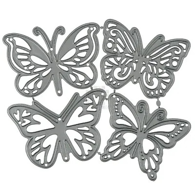 Moth/Butterfly Metal Cutting Die 4 Piece Set • $3.24