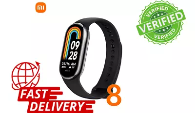 Xiaomi Mi Band 8 Smart Bracelet AMOLED Heart Rate Fitness Tracker Watch • $37.95