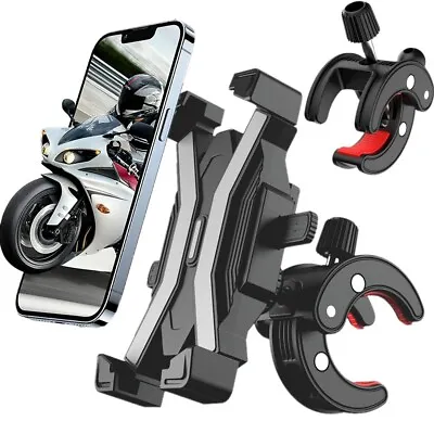 Motorcycle Bicycle Bike Handlebar Phone Mount Holder Bracket For IPhone Samsung • $7.90