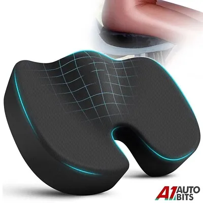 £12.19 • Buy Memory Foam Coccyx Tailbone Hip Seat Cushion Pillow Non-Slip Washable Removable