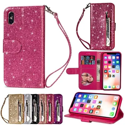 Leather Case For IPhone 6 6S 7 8 Plus X XR XS 11 12 13 14 Pro Max Wallet Cover • $13.56