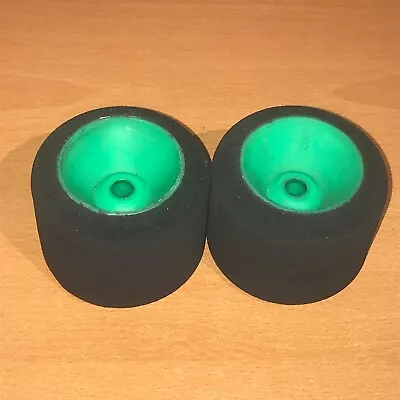 Vintage 1/8 Bmt Green Wheels And Foam Tires Rear Rims For Nitro Pan Cars • $9.99