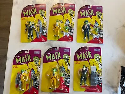 The Mask The Animated Series By Toy Island 1997 Vintage ALL 6 Figurines ! • $150
