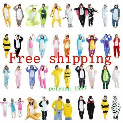 $32.99 • Buy Cute Animal Bodysuit Pajamas  Costume Pyjamas Adult Unisex Sleepwear