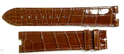 20.5mm X 18mm Brown Alligator Must 21 Cartier Band  • $250