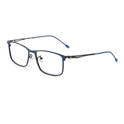 Men Spring Hinges Titanium Alloy Eyeglass Frames Full Rim Glasses Myopia  • $14.81