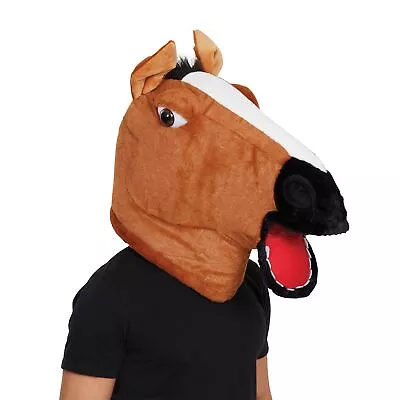 £22.56 • Buy Adult's Horse Mascot Animal Head Pony Fancy Dress Accessory Mask 