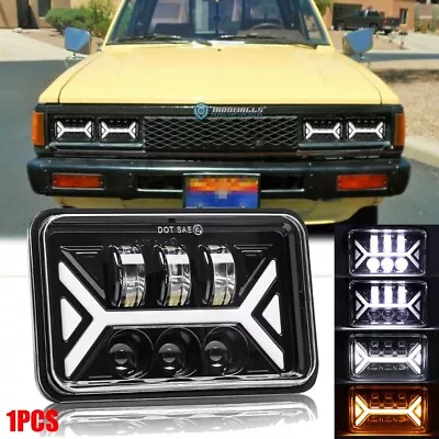 4x6  LED Headlight DRL Hi/Lo Sealed Beam Turn Signal For Nissan 720 1983-1986 • $35.99