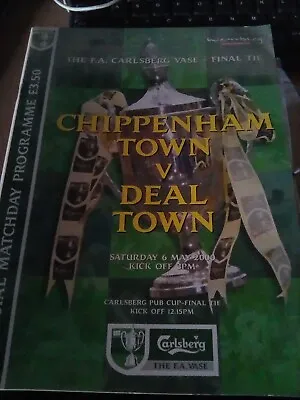 £4.99 • Buy 2000 FA Vase Final--Chippenham Town Vs Deal Town