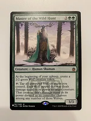 MTG Master Of The Wild Hunt The List - Masters 25 181/249 Regular Mythic • $7