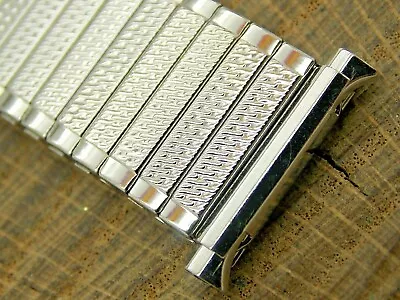 Vintage Stainless Steel JB Champion Expansion Watch Band 17.5mm-21mm Unused NOS • $16.20