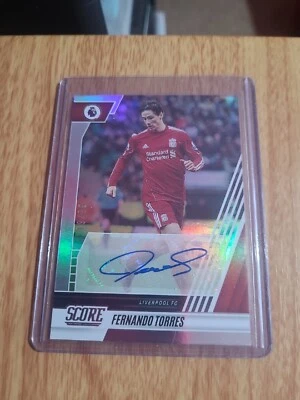 £62 • Buy PANINI PREMIER LEAGUE SCORE 2022/23-Auto Numbered 08/64 Fernando Torres...