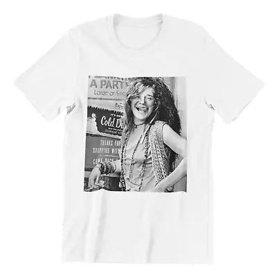 Janis Joplin Shirt Rock Band Tshirt Janis Joplin Poster Shirt Unisex Cotton Tee • $14.99