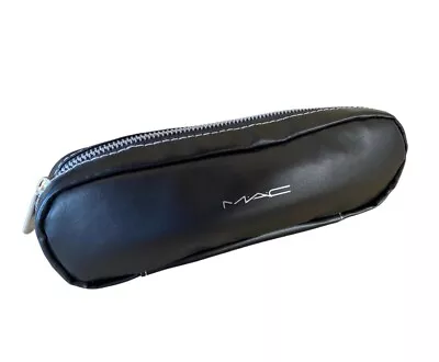 MAC Makeup Brush Case Bag Holder Zip Around 4 Compartments • $24