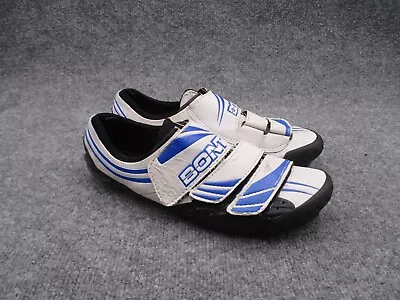 Bont Cycling Shoes Mens EU 38.5 USA 6.5 White Blue A3 Road Heat Moldable • $23.74