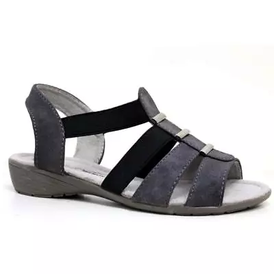 £8.95 • Buy Womens Ladies Wedge Summer Beach Fashion Strappy Comfort Sandals Shoes Sizes 