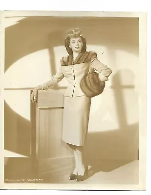  LOVELY MARGUERITE CHAPMAN STYLISH PORTRAIT 1940s GLAMOUR Vintage Orig PHOTO 204 • $19.99