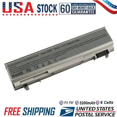 E6400 E6500 Battery For Dell Latitude E6410 E6510 Type PT434 MP303 4M529 W1193 • $15.99