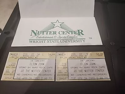 Elton John Ticket Stubs At The Nutter Center • $9.99