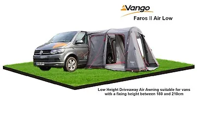 Vango Faros II Air Low - VW Transporter - Fixing Height 180-210cm • £425