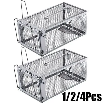 Live Humane Cage Trap For Squirrel Chipmunk Rat Mice Rodent Animal Catcher US • $21.59