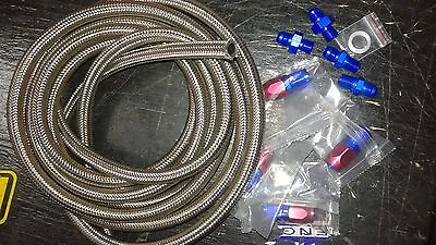 Automatic Transmission Line Kit -6AN Steel Braided Hose Mopar Dodge 727 R • $149.99